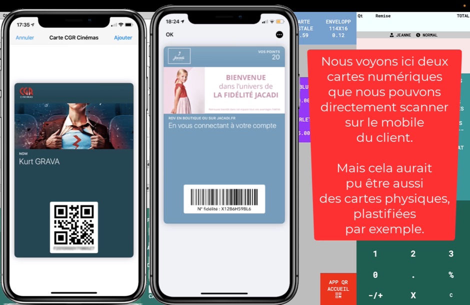 Cartes numériques externes à scanner