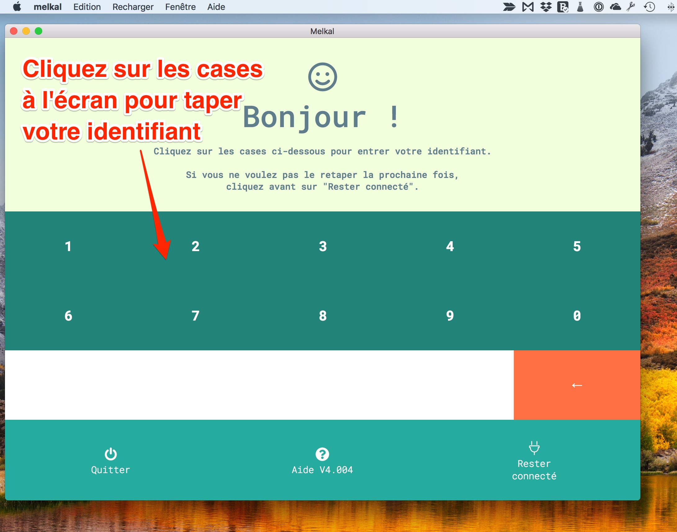Installation de l'application Mac