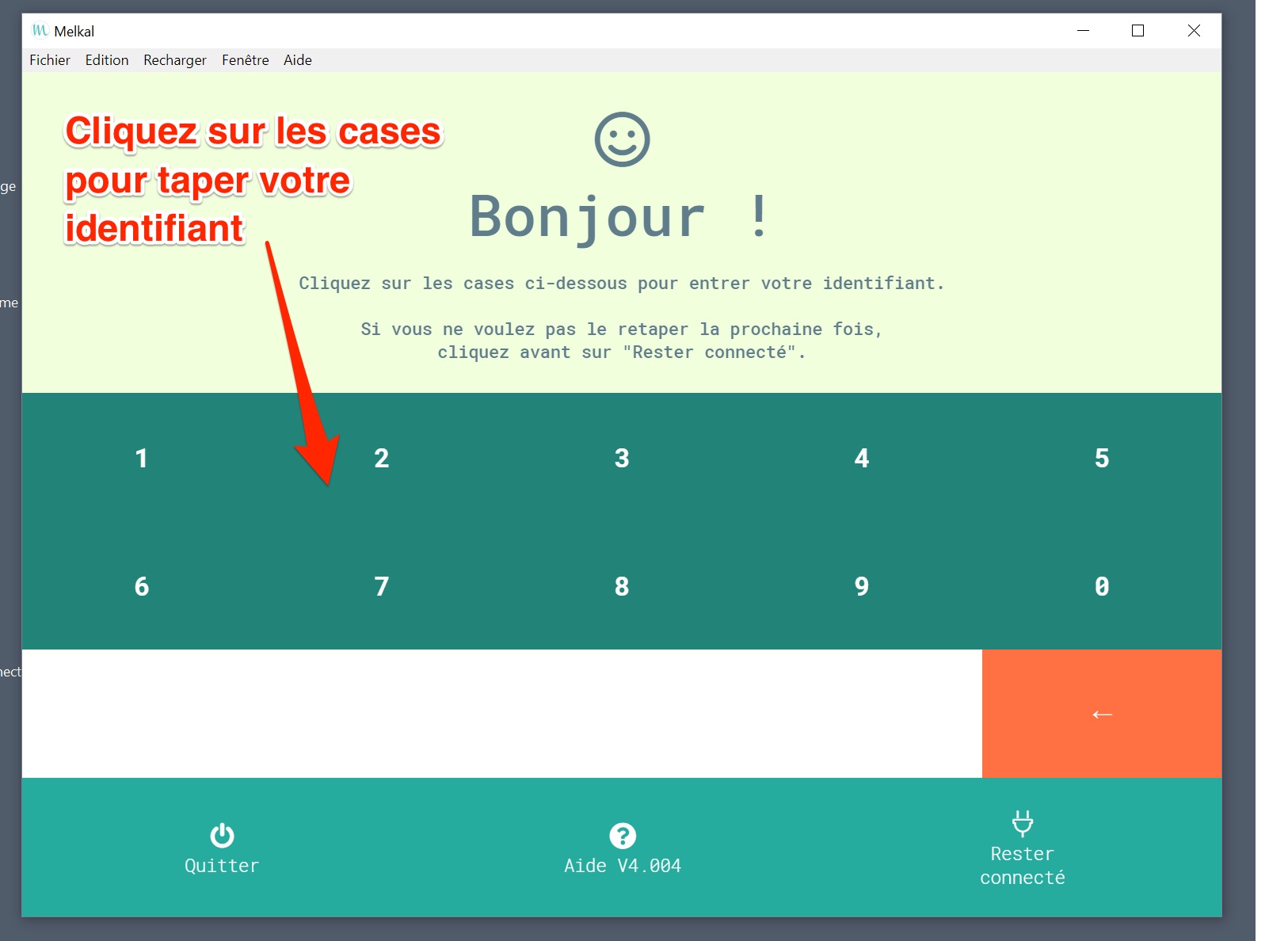 Installation de l'application Windows